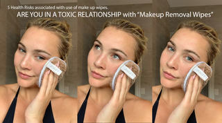 gentle soft reusable face wipe for sensitive skin ariana whittingham using ASGFR luxuriously soft sustainable face cloth